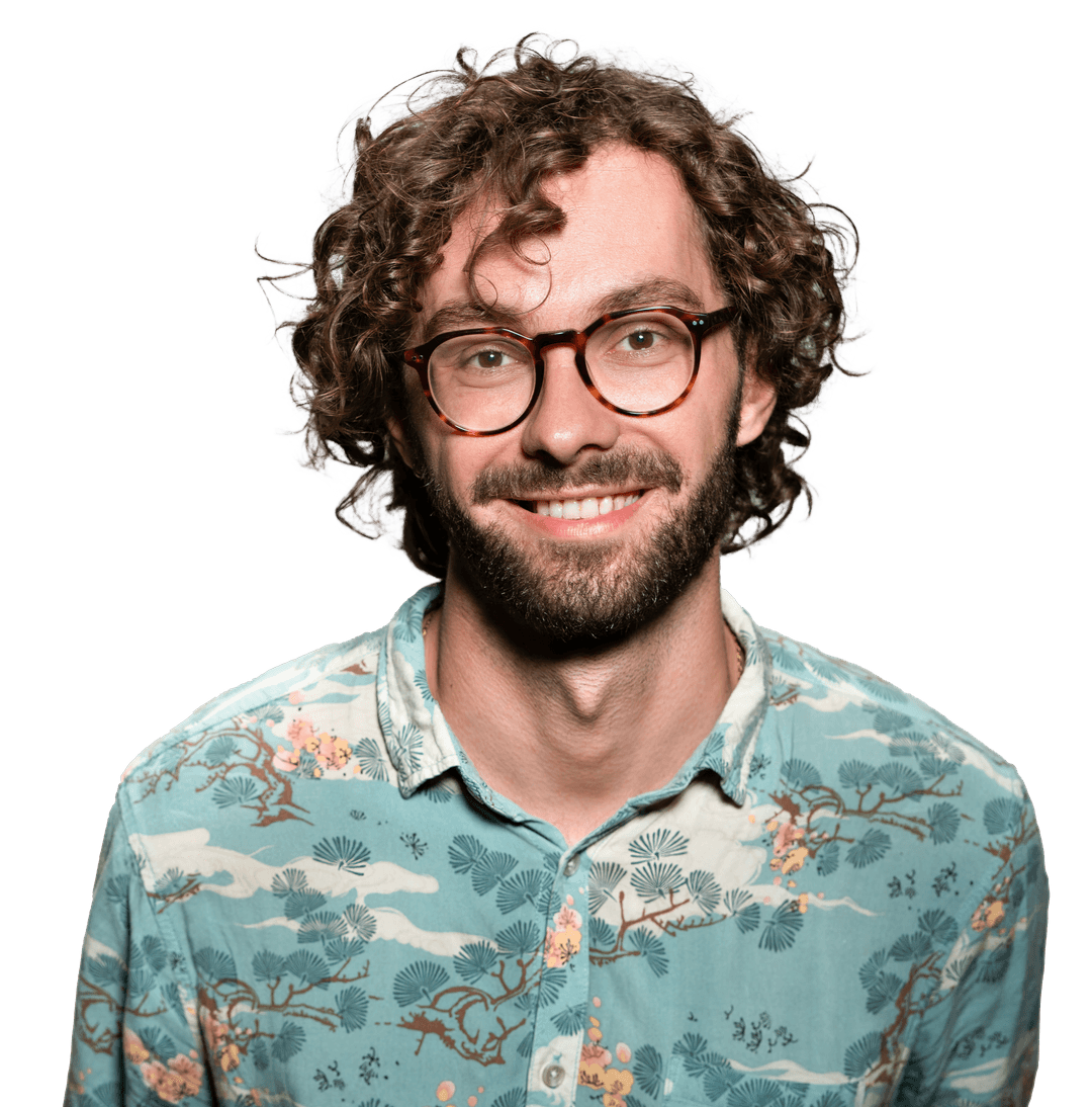 Freelance project manager smiling